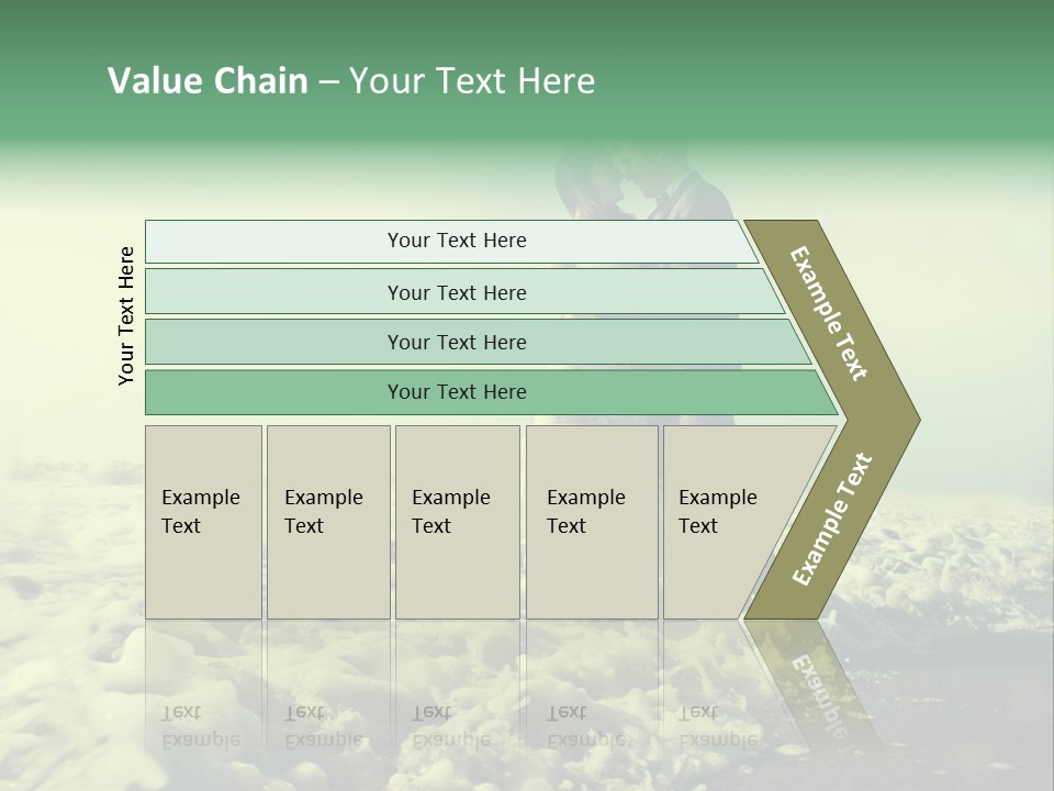 Wedding Waves Lines Young PowerPoint Template