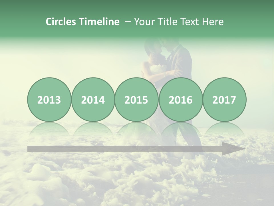 Wedding Waves Lines Young PowerPoint Template