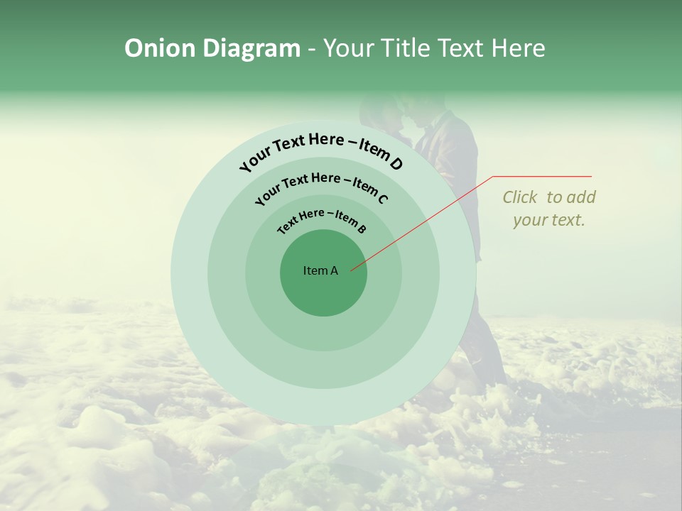 Wedding Waves Lines Young PowerPoint Template