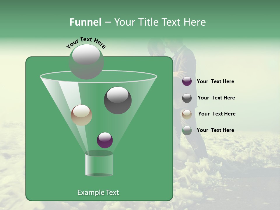 Wedding Waves Lines Young PowerPoint Template