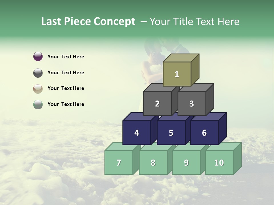 Wedding Waves Lines Young PowerPoint Template