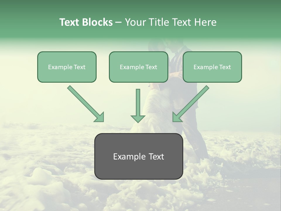 Wedding Waves Lines Young PowerPoint Template