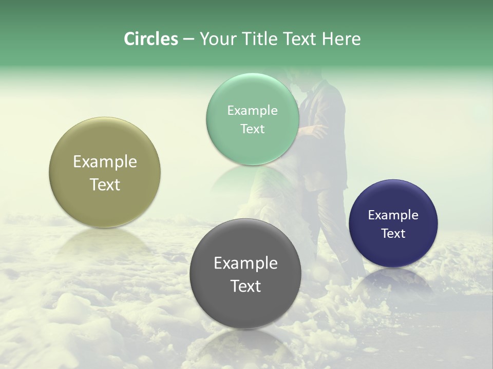 Wedding Waves Lines Young PowerPoint Template