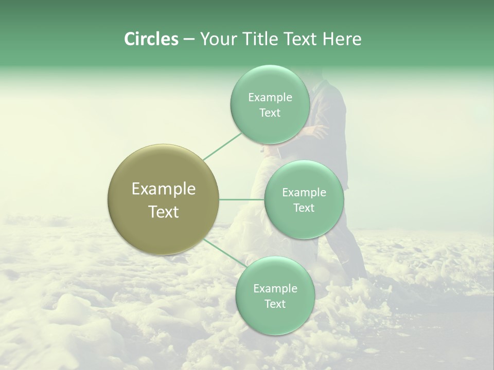 Wedding Waves Lines Young PowerPoint Template