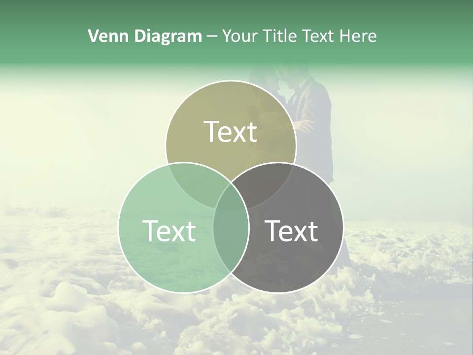 Wedding Waves Lines Young PowerPoint Template