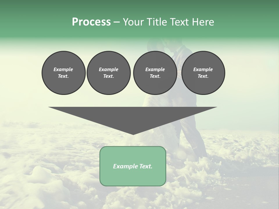 Wedding Waves Lines Young PowerPoint Template