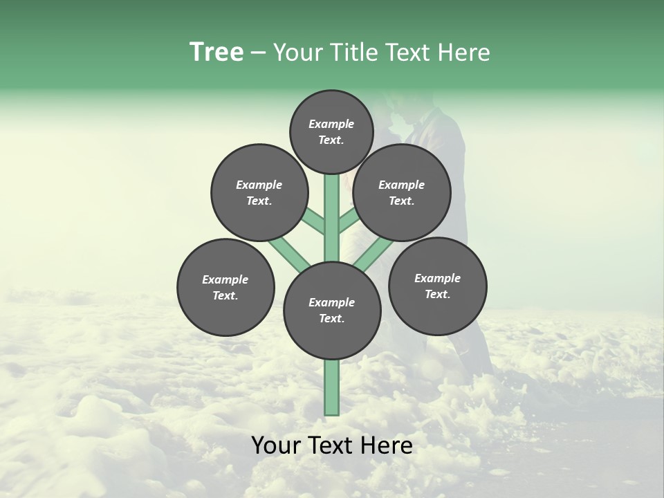 Wedding Waves Lines Young PowerPoint Template