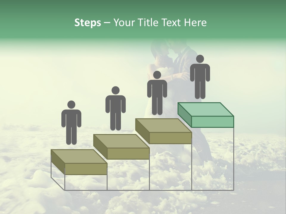 Wedding Waves Lines Young PowerPoint Template