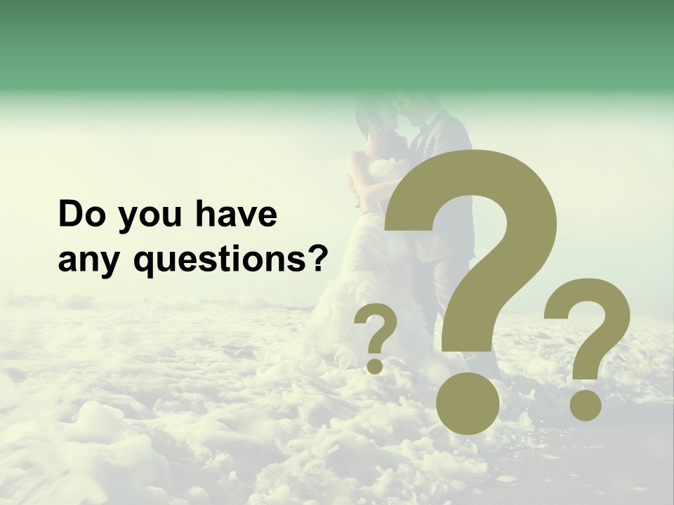 Wedding Waves Lines Young PowerPoint Template