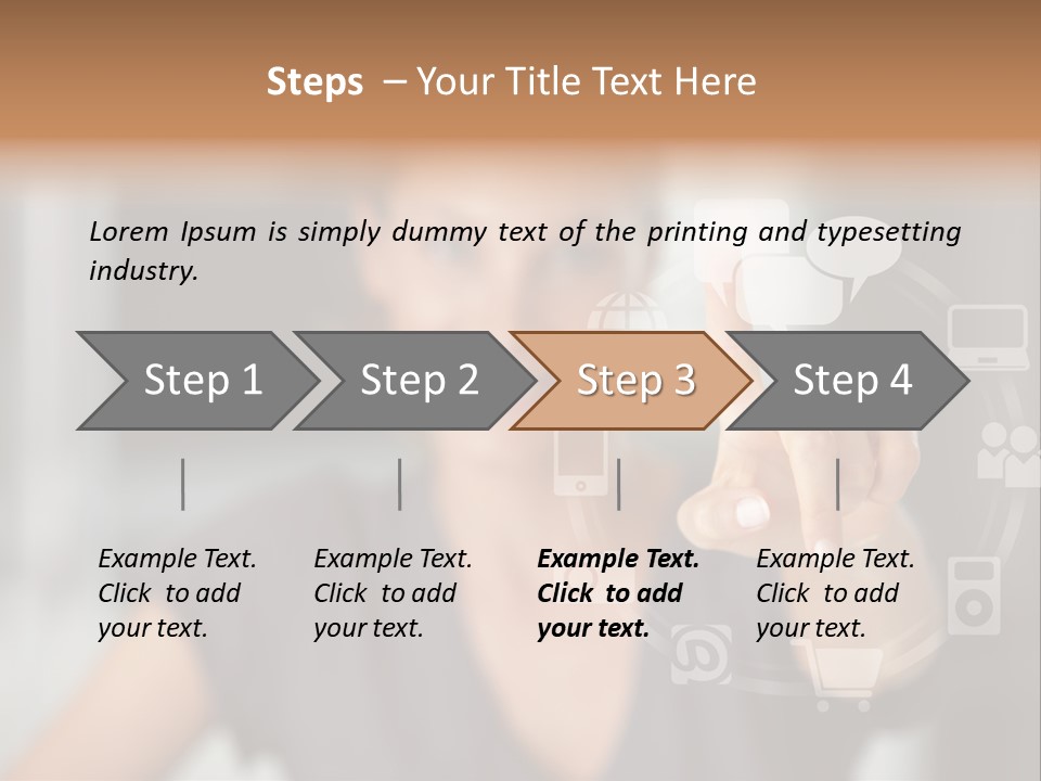 Input Device World Web Digitally PowerPoint Template