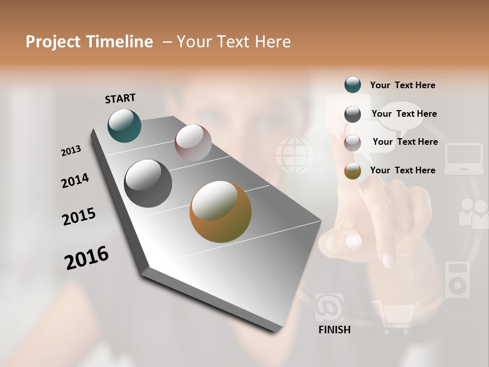 Input Device World Web Digitally PowerPoint Template