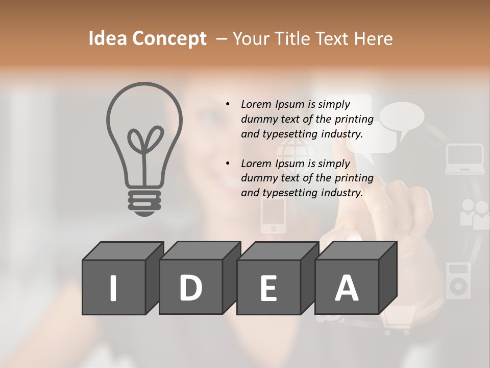 Input Device World Web Digitally PowerPoint Template