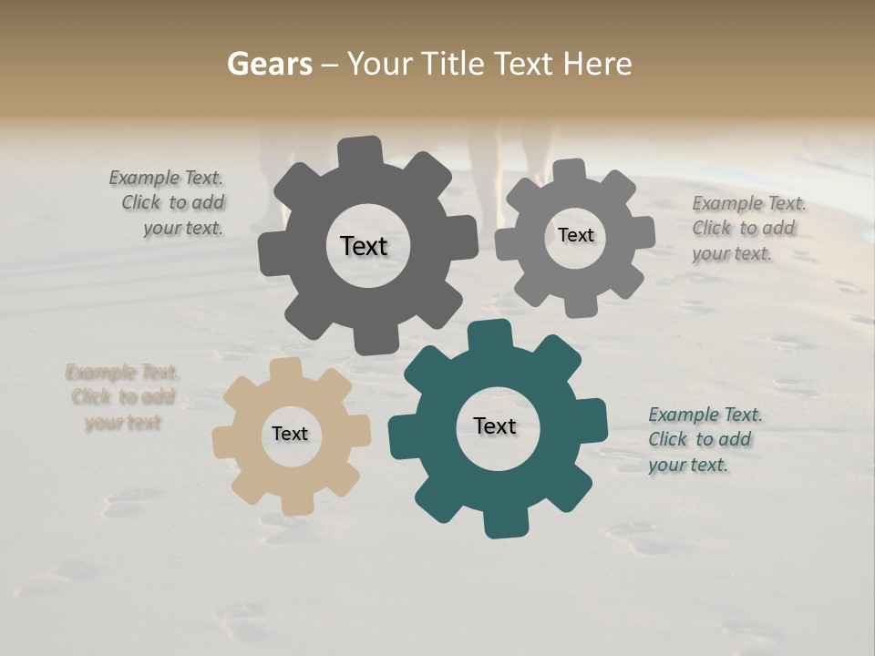 Romantic Follow Husband PowerPoint Template