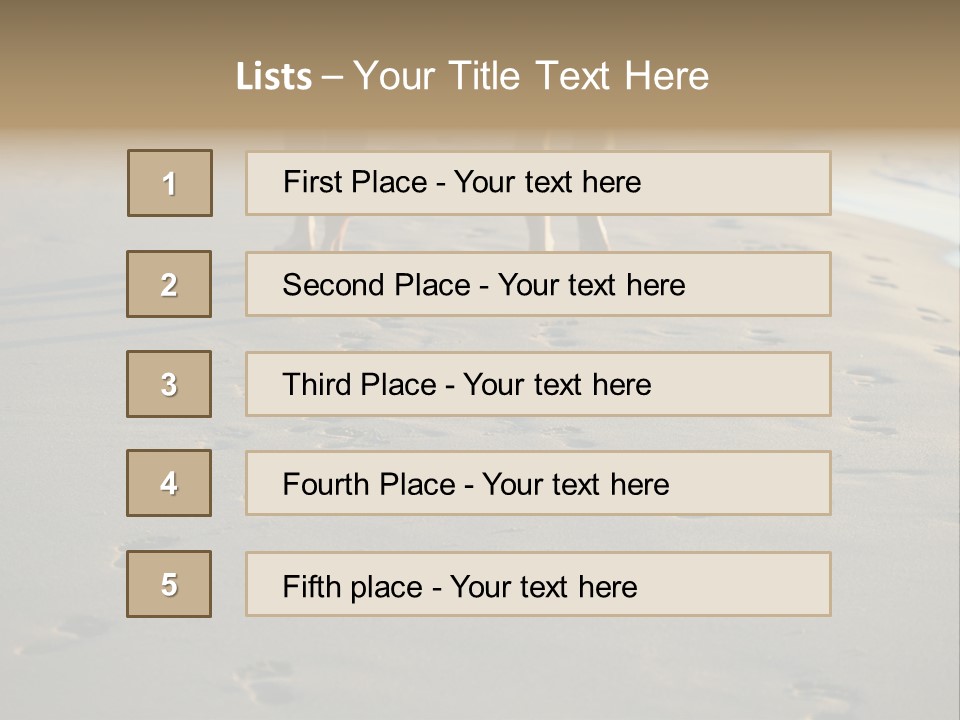Romantic Follow Husband PowerPoint Template