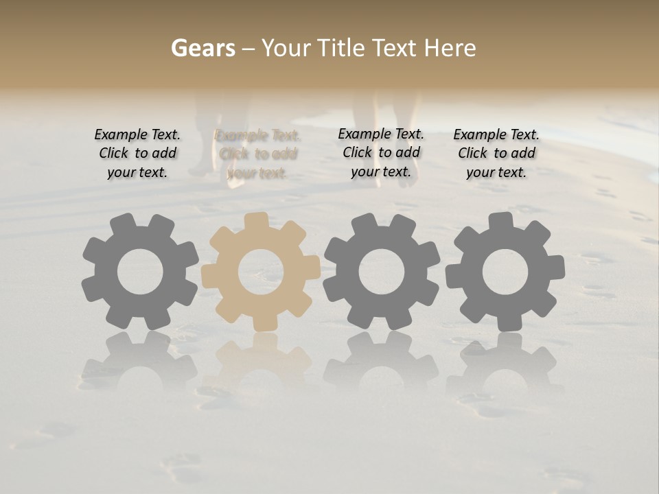 Romantic Follow Husband PowerPoint Template