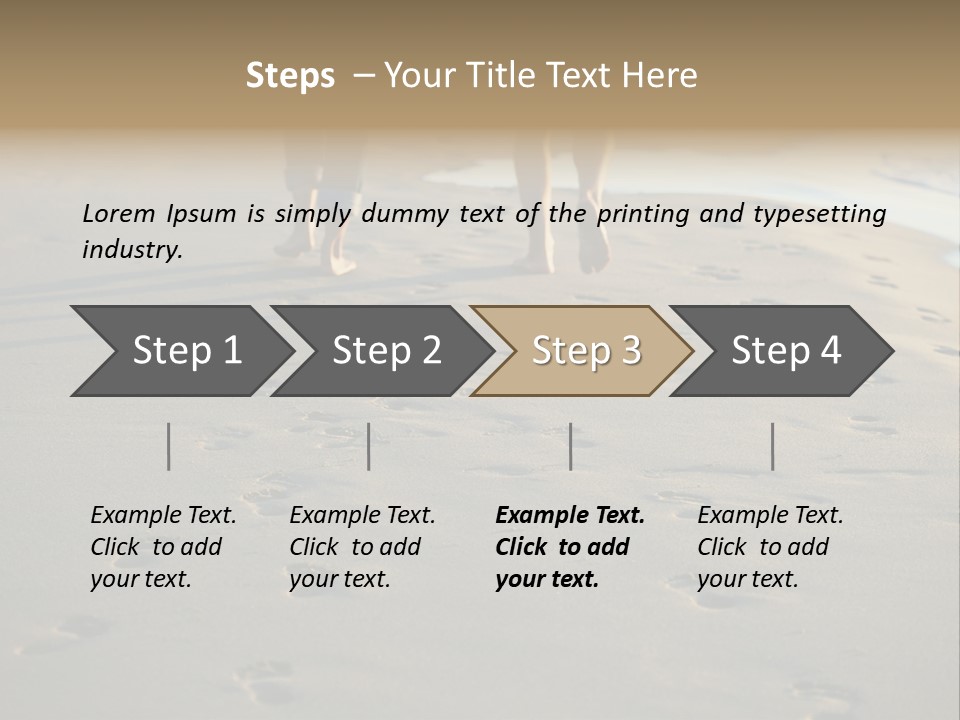 Romantic Follow Husband PowerPoint Template