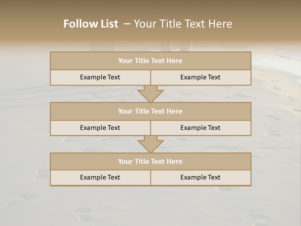 Romantic Follow Husband PowerPoint Template
