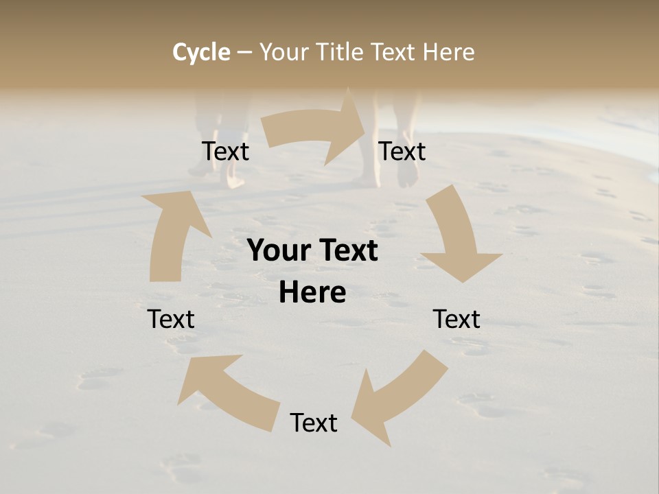 Romantic Follow Husband PowerPoint Template