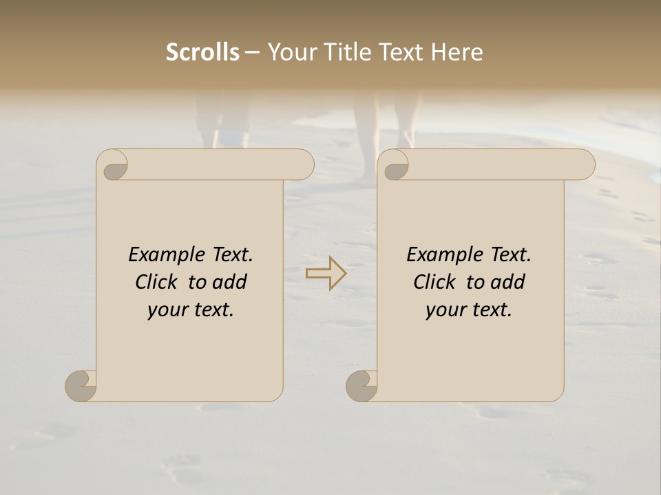 Romantic Follow Husband PowerPoint Template