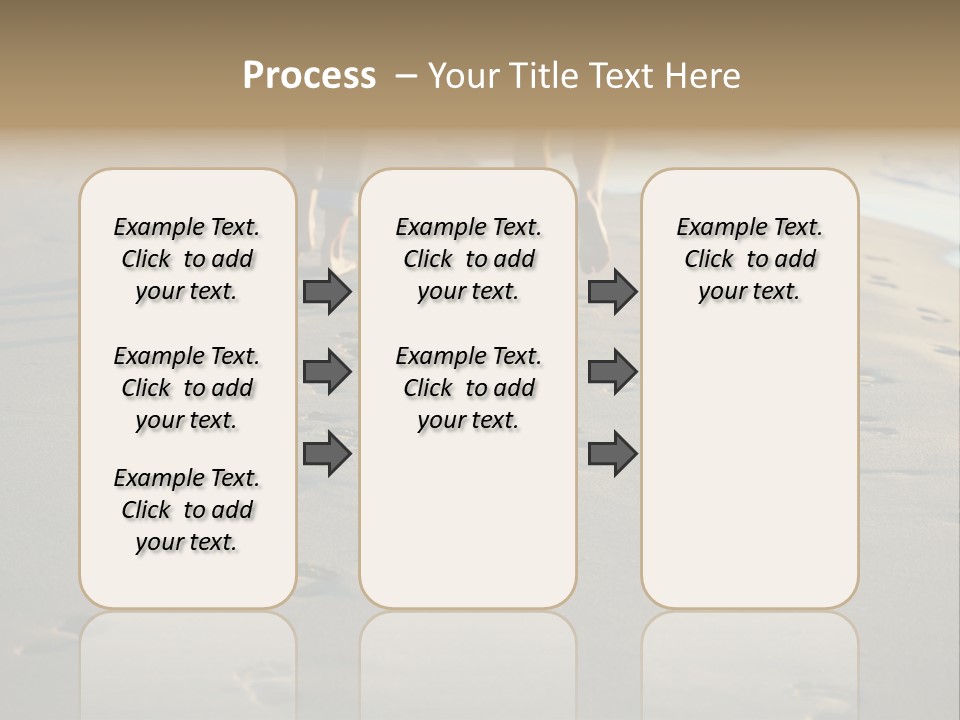 Romantic Follow Husband PowerPoint Template
