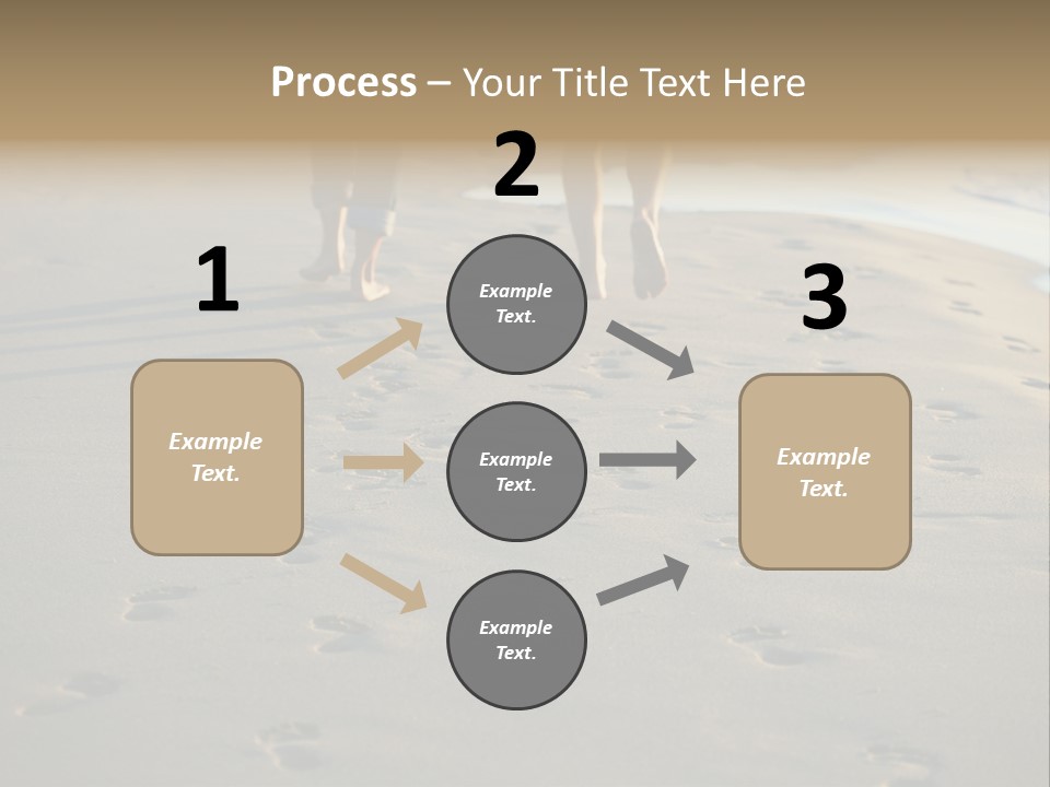 Romantic Follow Husband PowerPoint Template