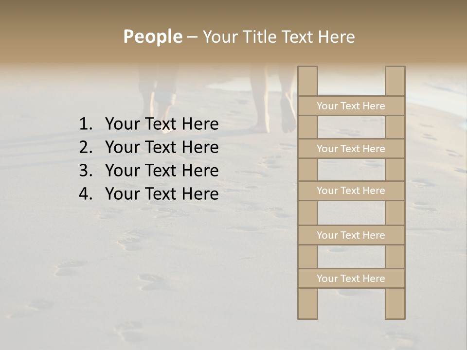 Romantic Follow Husband PowerPoint Template
