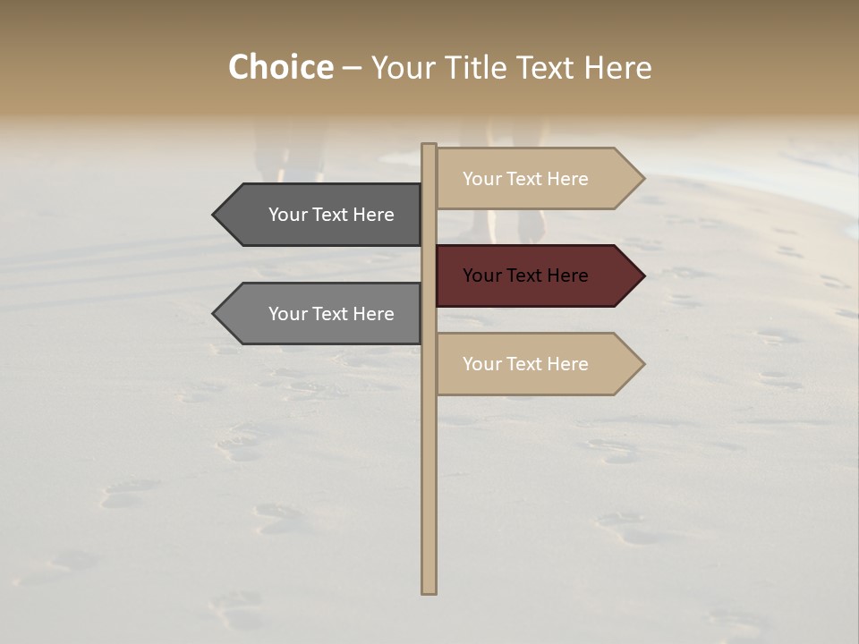 Romantic Follow Husband PowerPoint Template