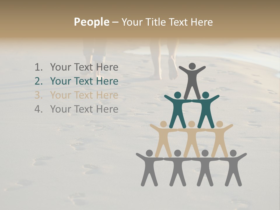 Romantic Follow Husband PowerPoint Template