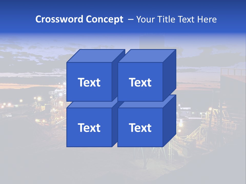 Processing Ore Precious PowerPoint Template