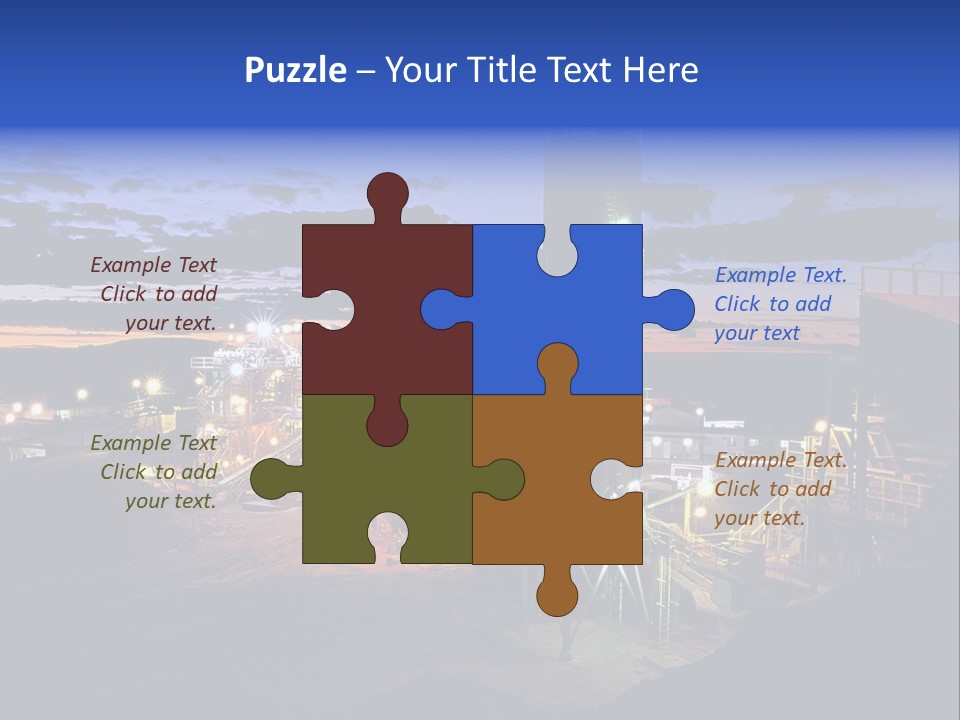 Processing Ore Precious PowerPoint Template