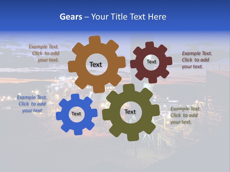 Processing Ore Precious PowerPoint Template