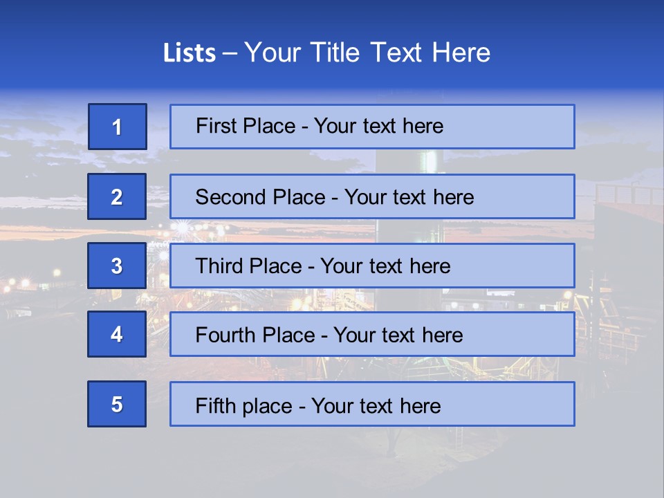 Processing Ore Precious PowerPoint Template