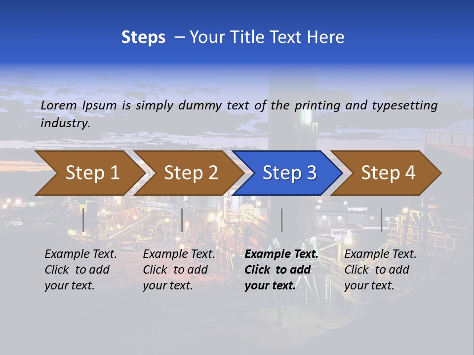 Processing Ore Precious PowerPoint Template