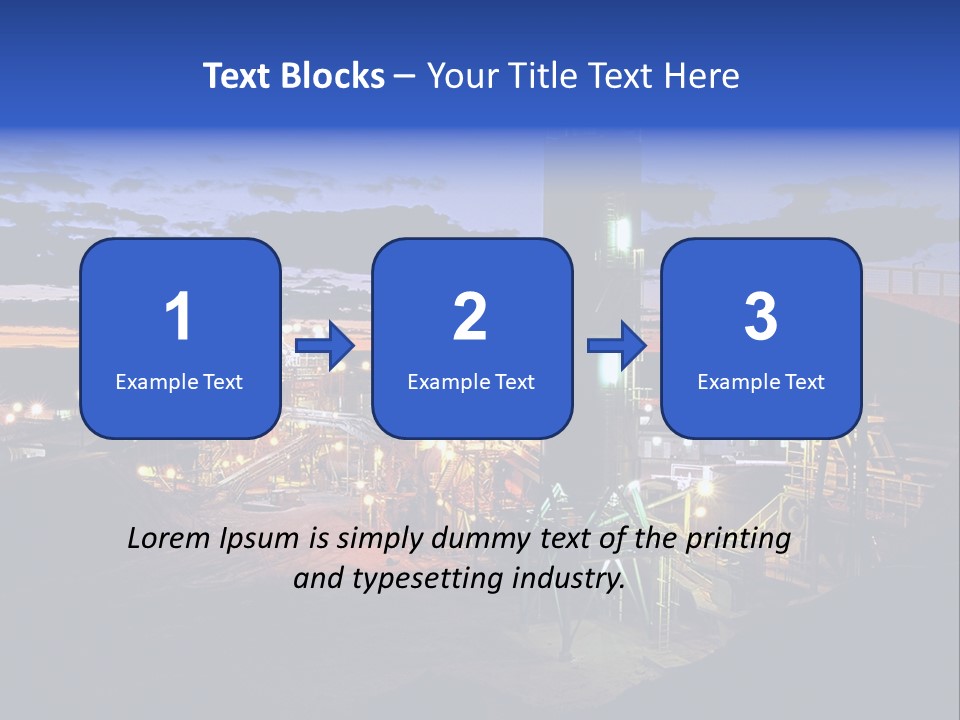 Processing Ore Precious PowerPoint Template