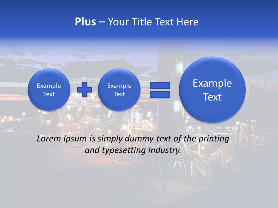 Processing Ore Precious PowerPoint Template