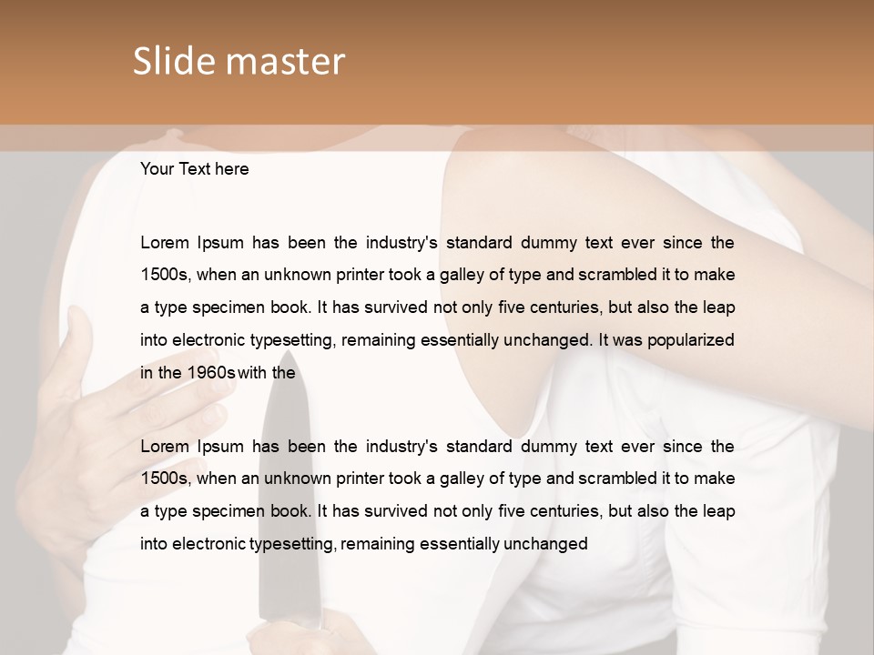 White Western Traditional PowerPoint Template