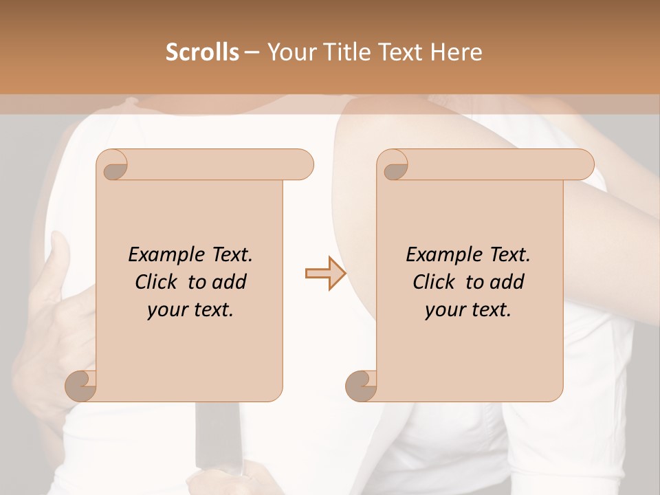 White Western Traditional PowerPoint Template