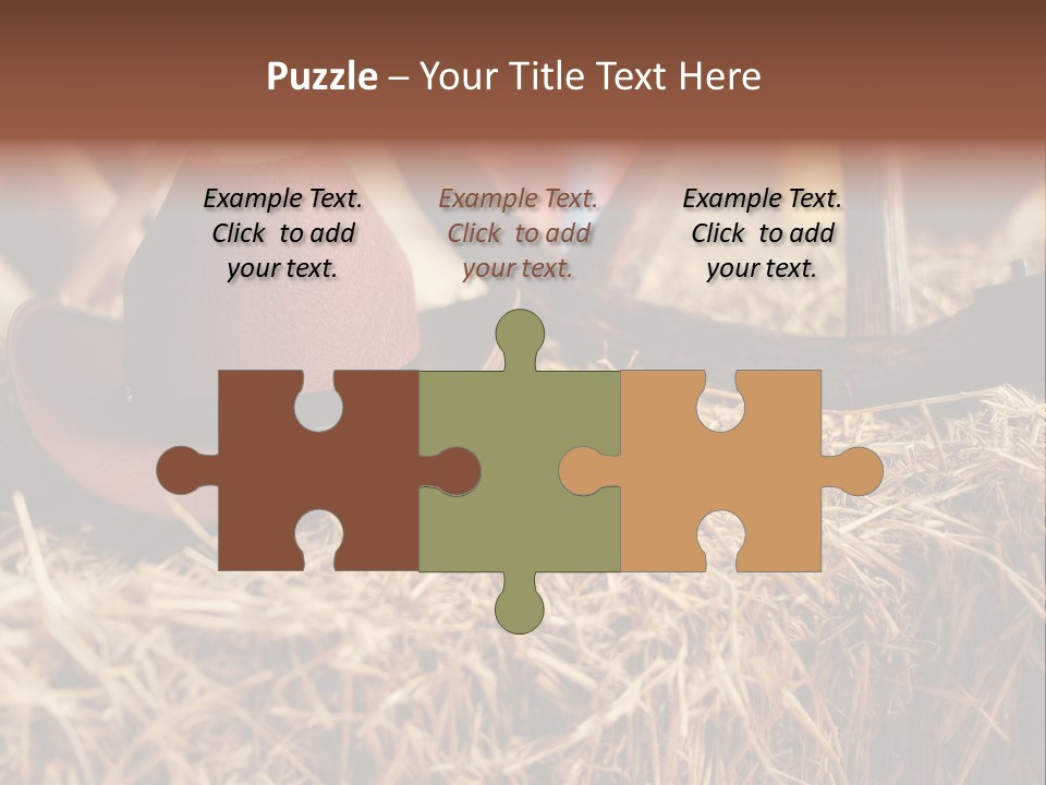 White Western Traditional PowerPoint Template