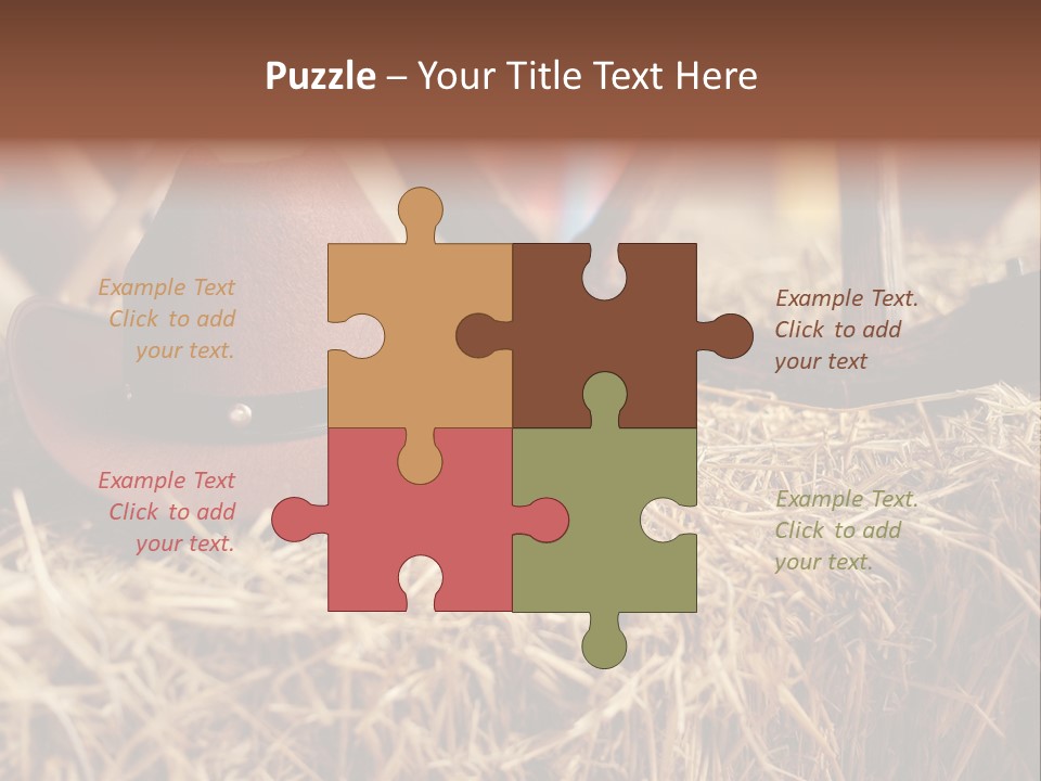 White Western Traditional PowerPoint Template