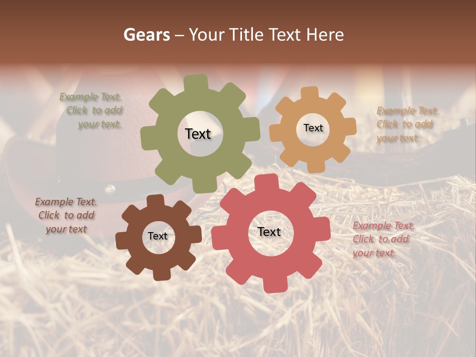 White Western Traditional PowerPoint Template
