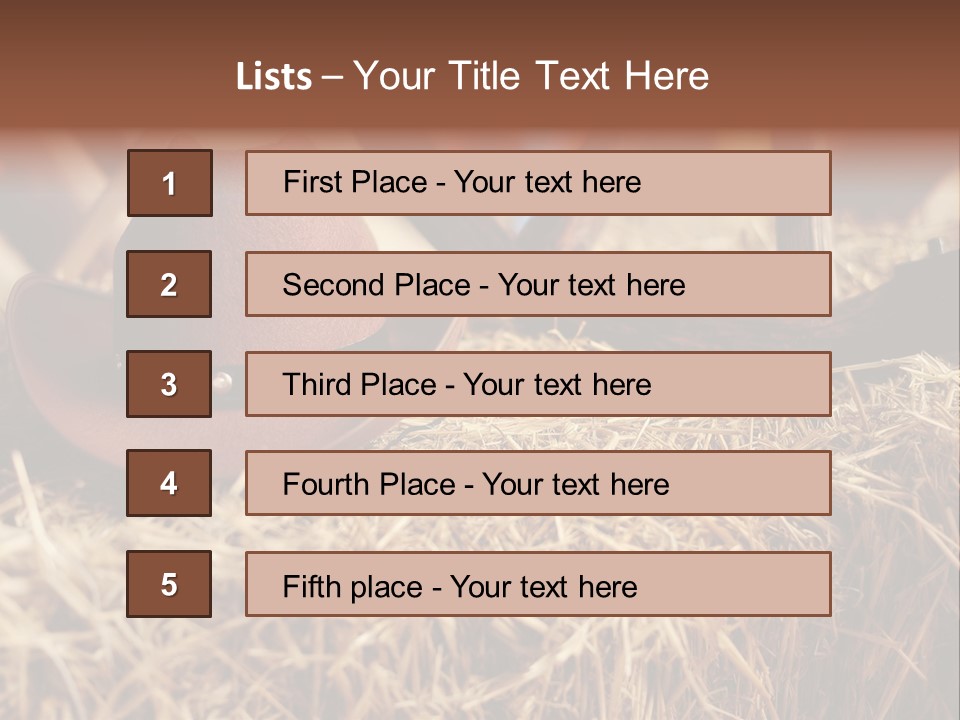 White Western Traditional PowerPoint Template