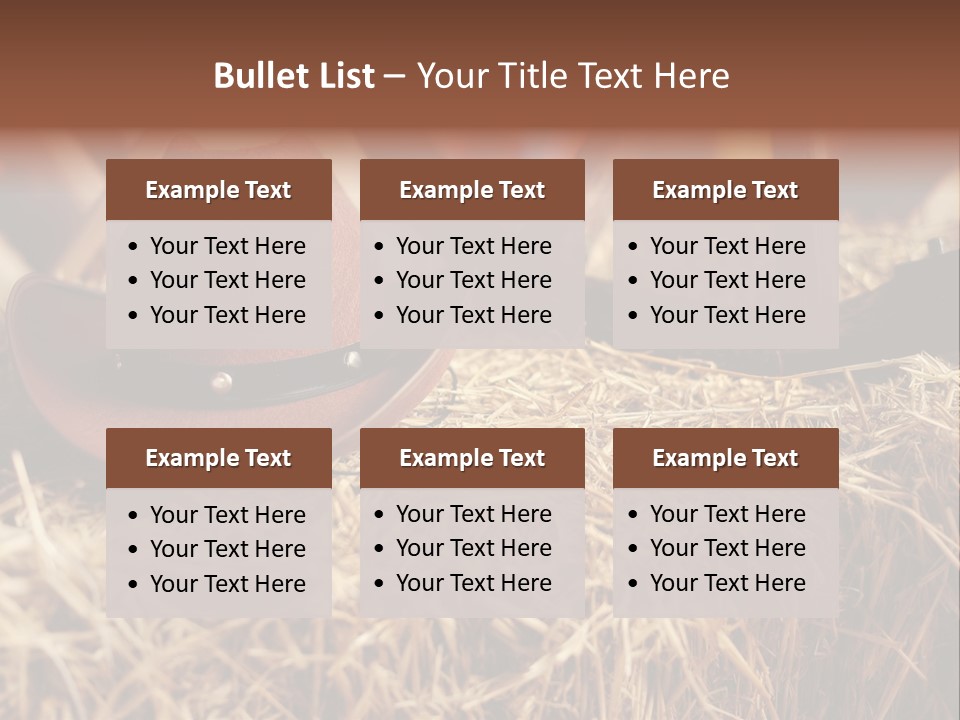 White Western Traditional PowerPoint Template