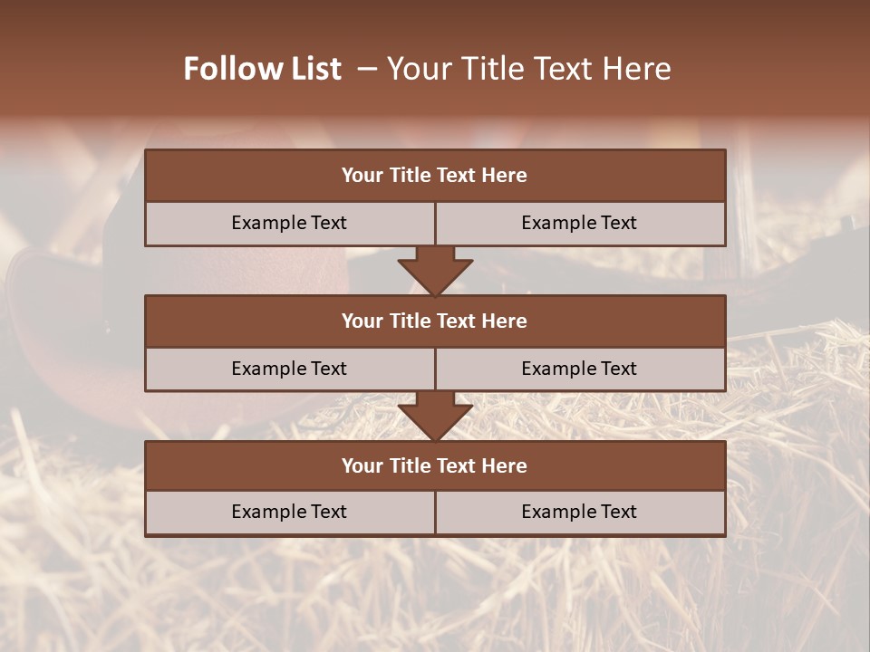 White Western Traditional PowerPoint Template