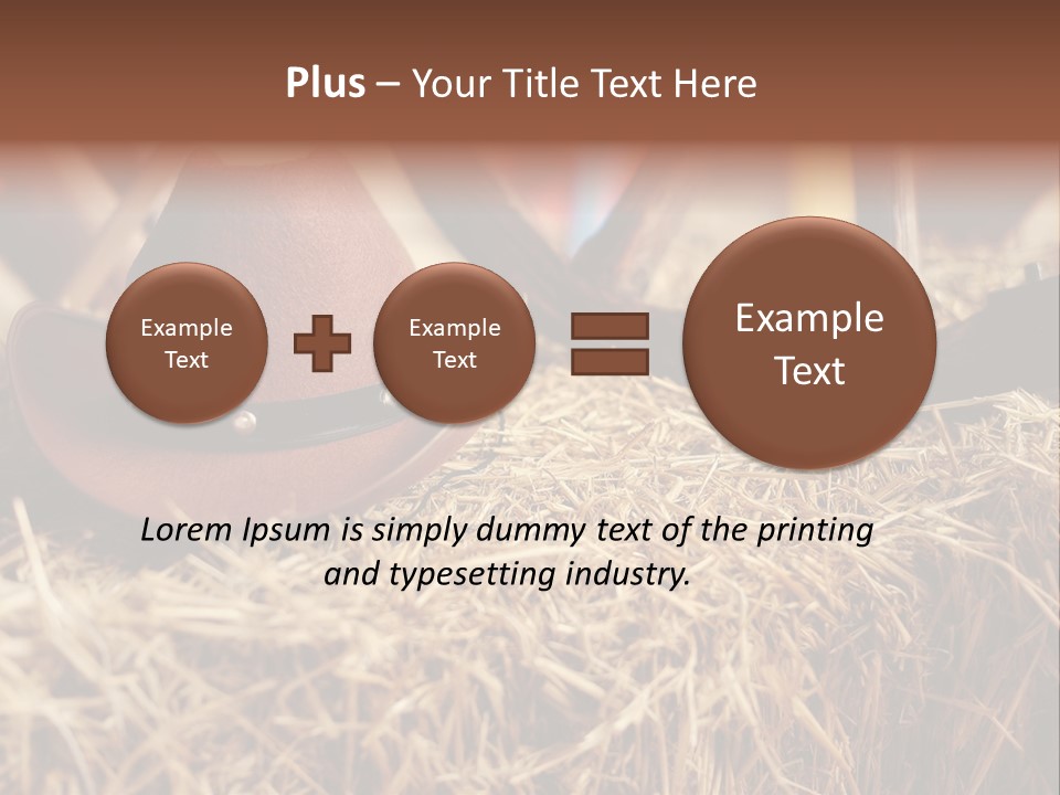 White Western Traditional PowerPoint Template