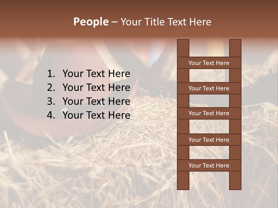 White Western Traditional PowerPoint Template