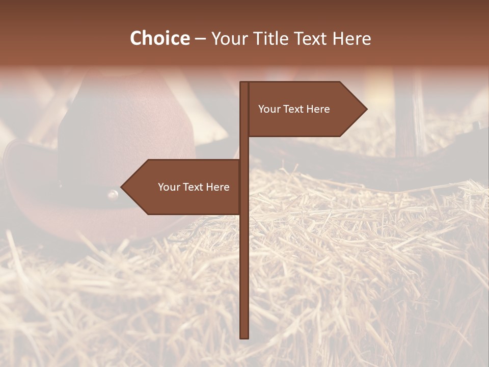 White Western Traditional PowerPoint Template