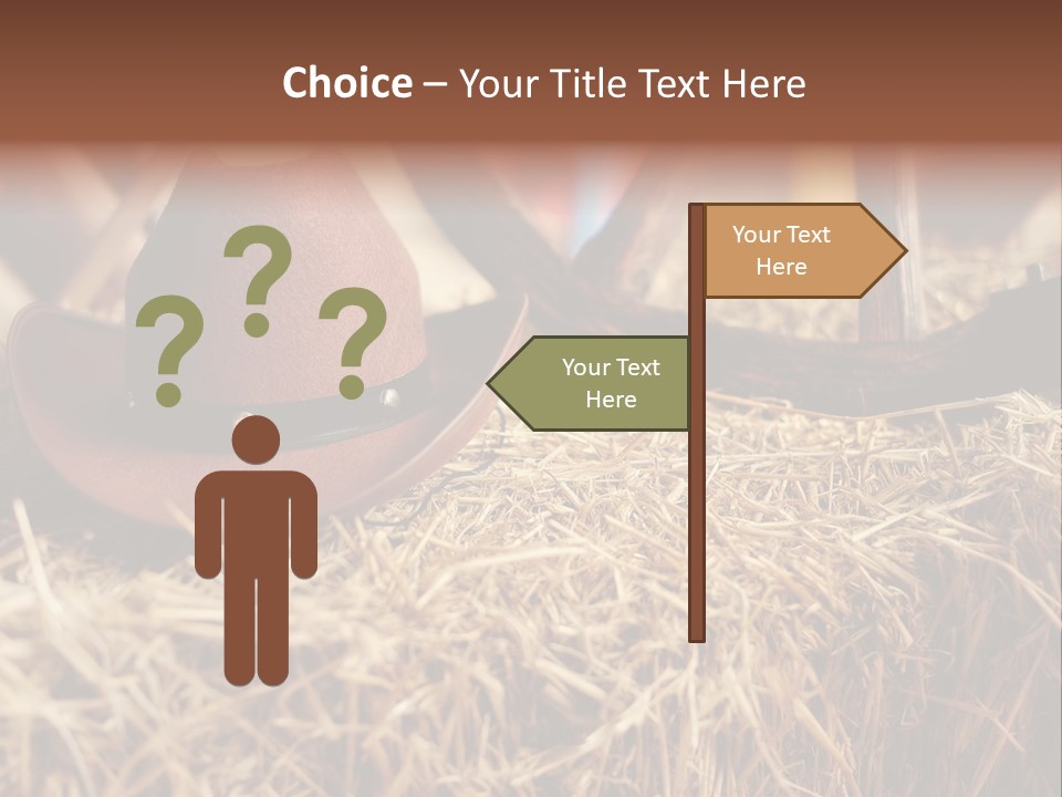 White Western Traditional PowerPoint Template