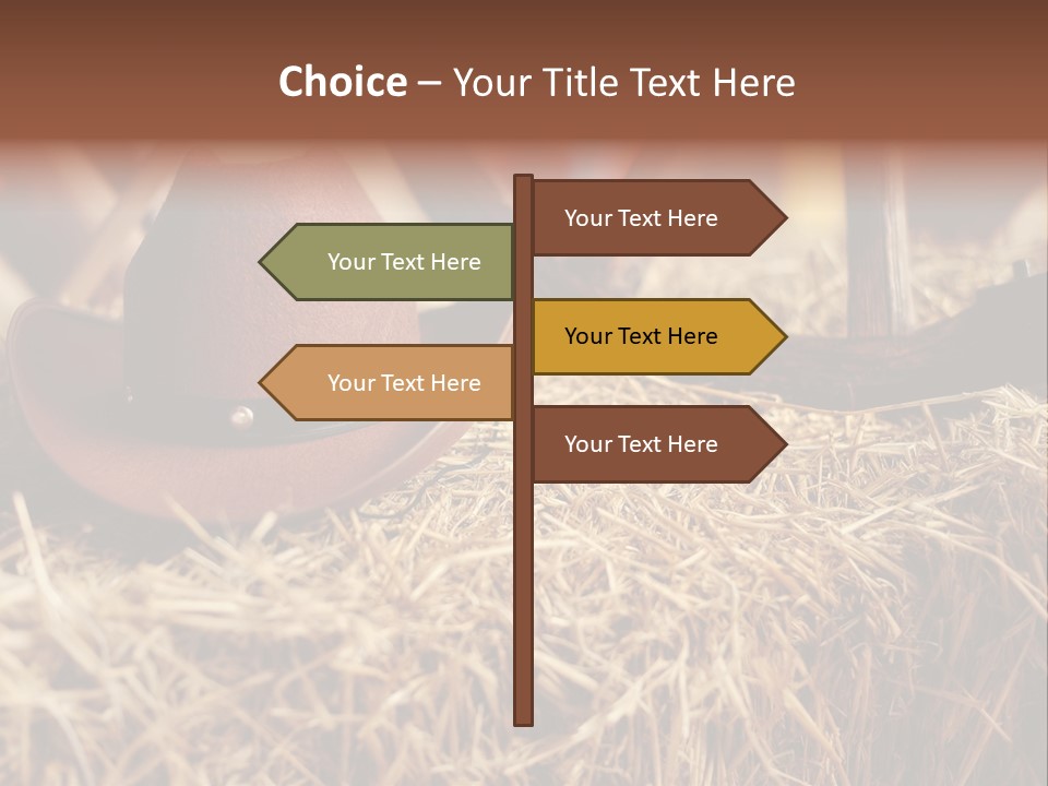 White Western Traditional PowerPoint Template