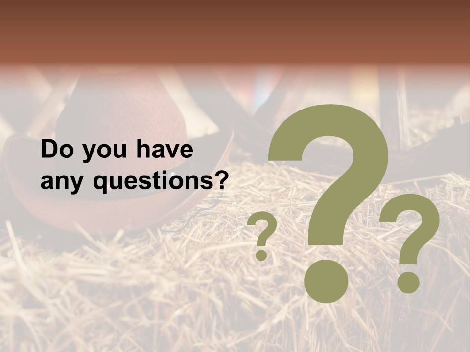 White Western Traditional PowerPoint Template