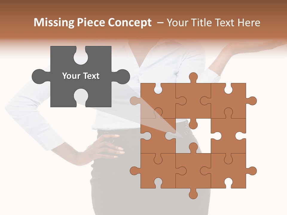 Empty Person Portrait PowerPoint Template